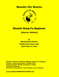 Book Cover Shaolin Kung Fu BEGINNER